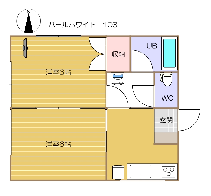 103号室(間取り)